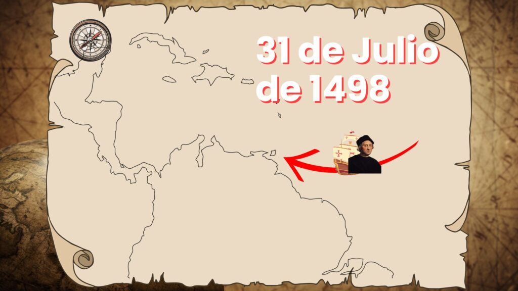 Tercer Viaje de Cristóbal Colón Colòn descubre el continente