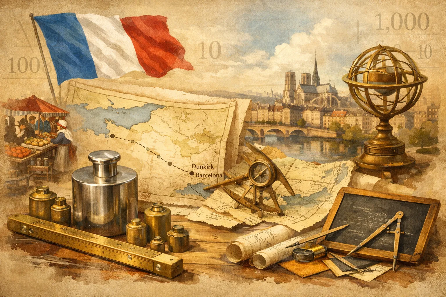 Metric system French Revolution