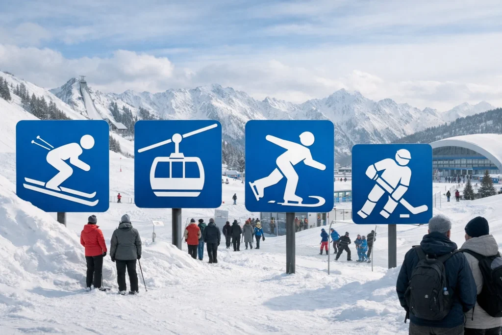 Winter Olympic Venue Symbols